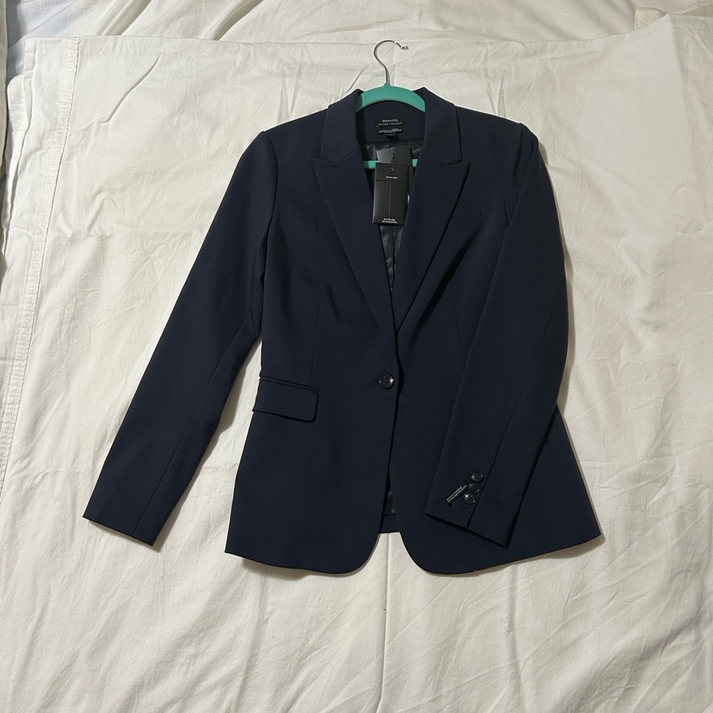 RW&CO. Midnight Blue Women's Blazer - Picture 3 of 16